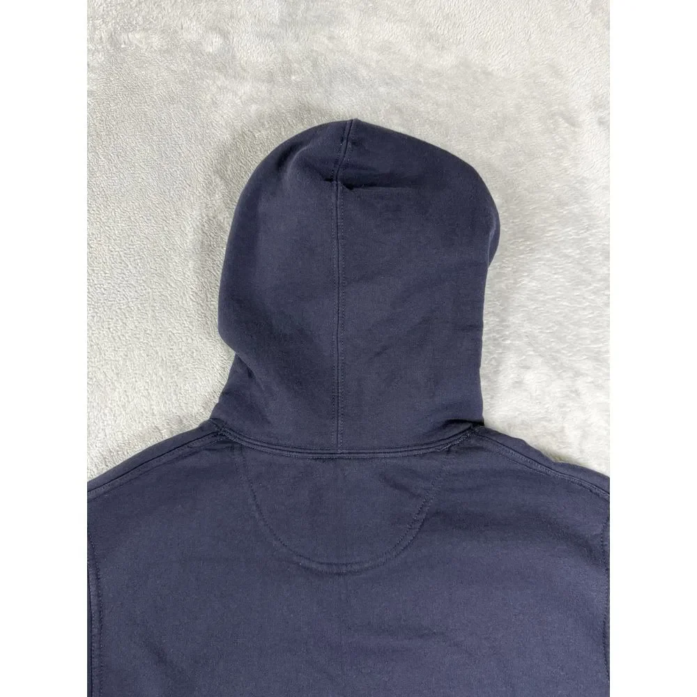 Champion Hoodie Mens Small Blue‎ Spellout Pullover